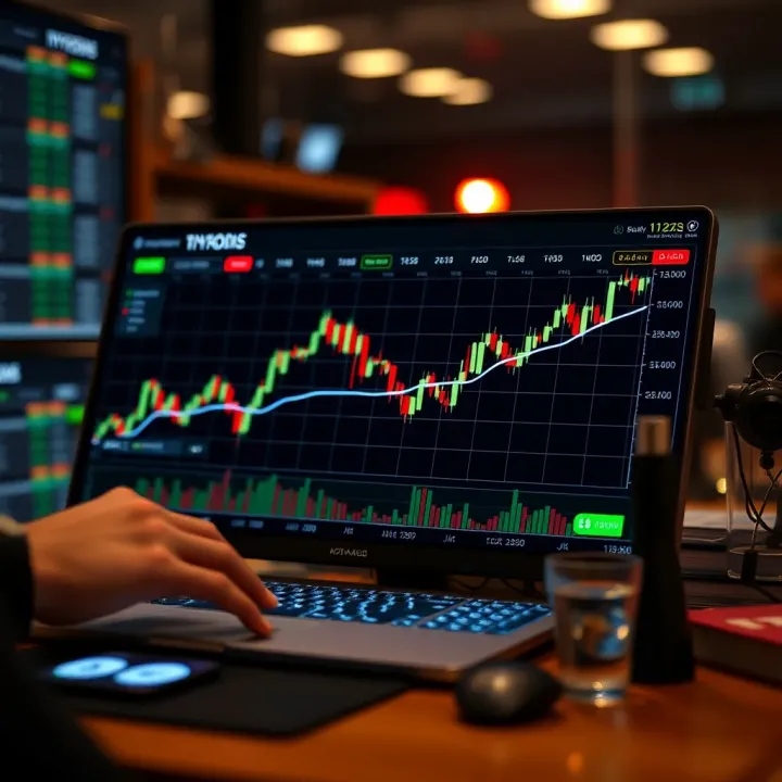 Visual representation of benefits and risks associated with funded accounts for synthetic indices in Colombia and global markets