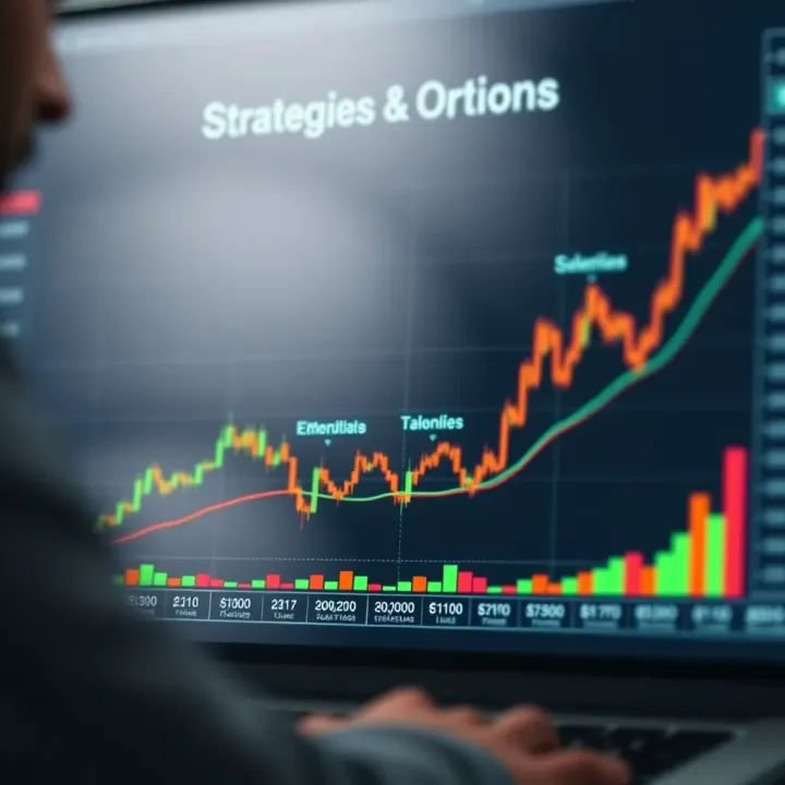 Graph showcasing common binary options trading strategies and risk management techniques