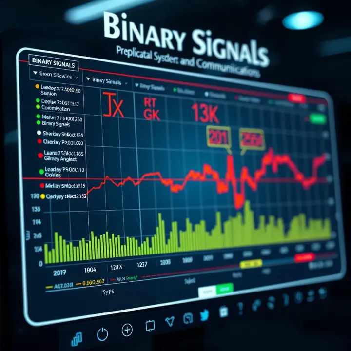 Applications of Binary Signals in Technology and Communications Chart showing various applications of binary signals in technology and communication systems