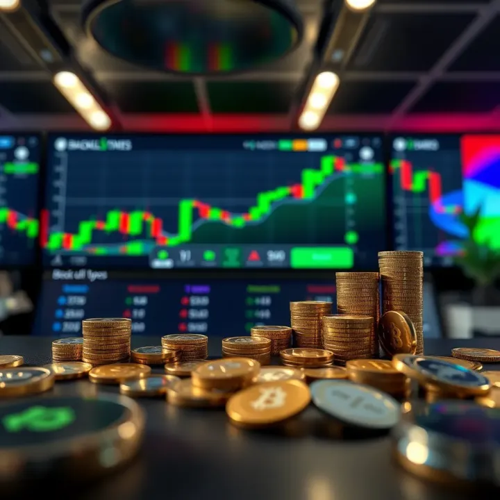 Illustration of financial growth and various account types offered by BlackBull Markets