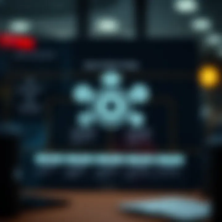 Diagram illustrating the workflow and key components of Apex Funding Trading platform