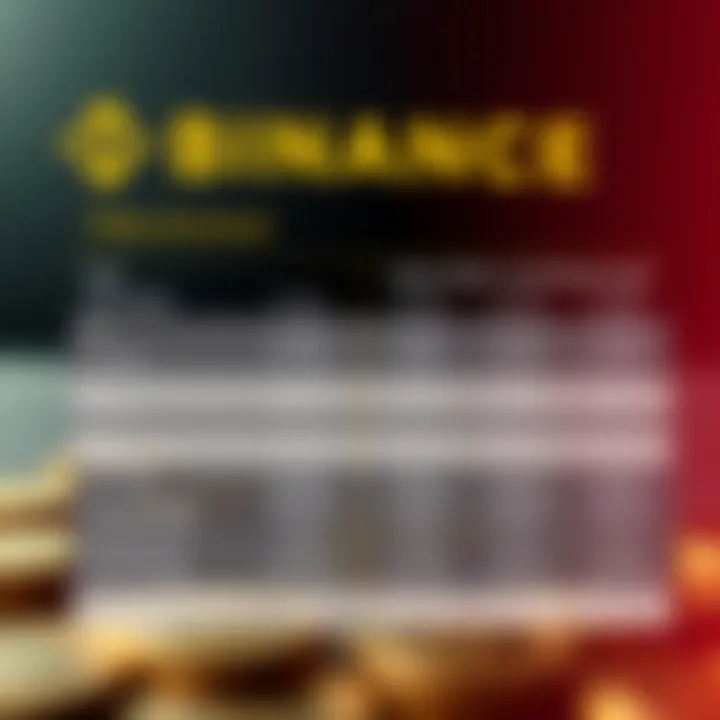 Illustration of Binance fee structure highlighting trading and withdrawal charges