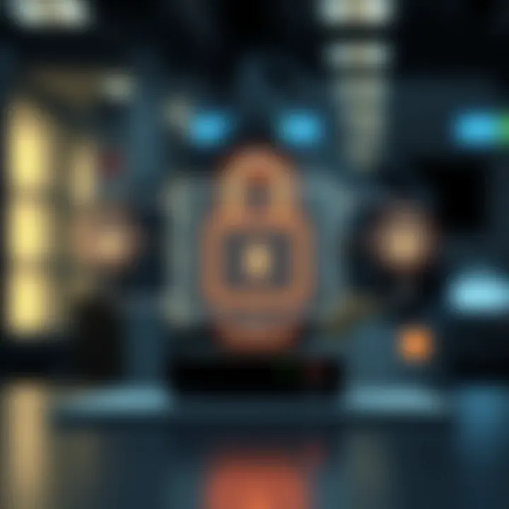 Diagram illustrating binary login system architecture with secure data flow