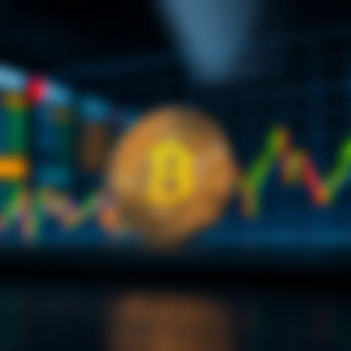 Graph showing bitcoin price trends and fluctuations in Colombia's market