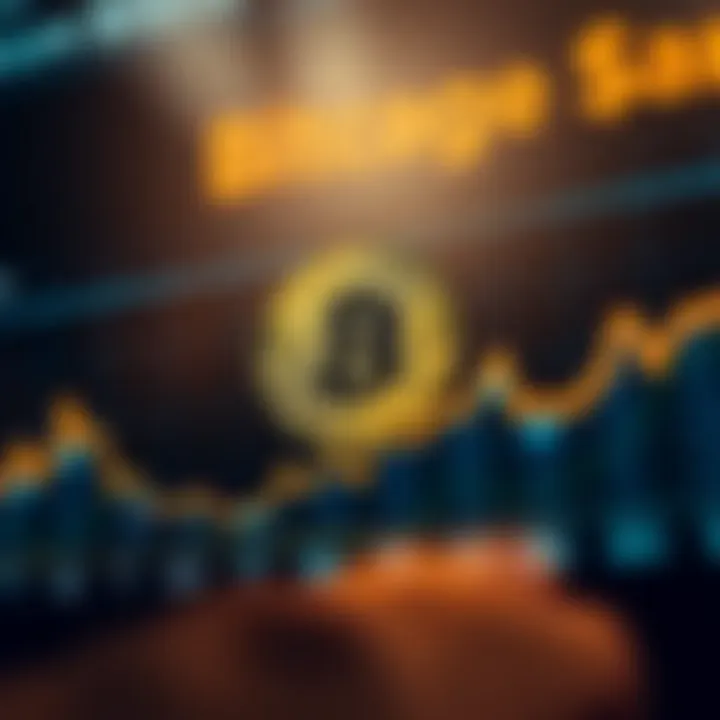 Graph showing Bitcoin price fluctuations in US dollars over time