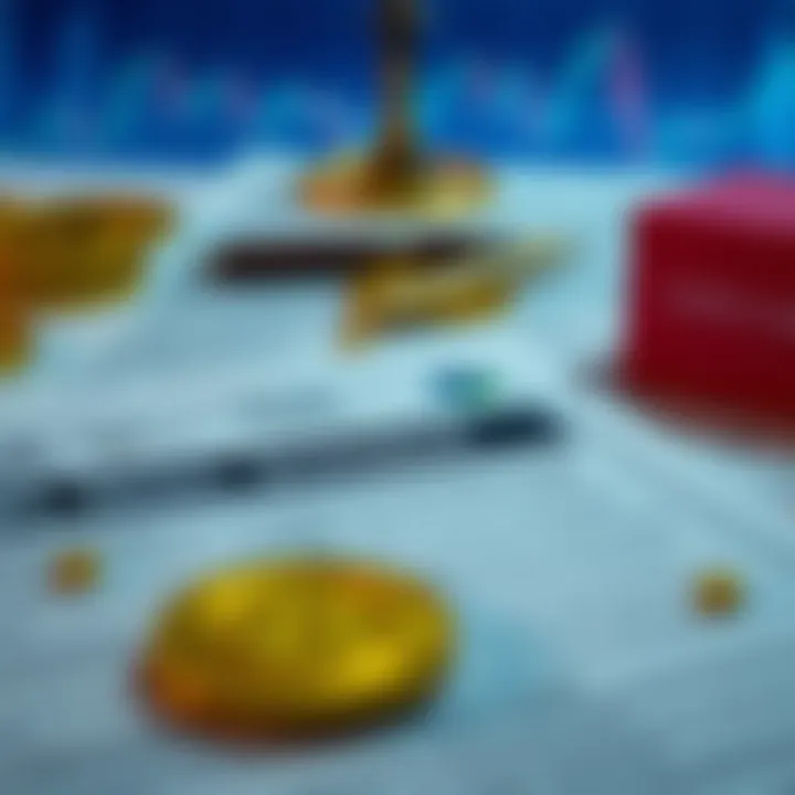 Legal Framework and Risk Considerations in Cryptocurrency Trading Visual representation of legal documents and risk warnings related to cryptocurrency trading