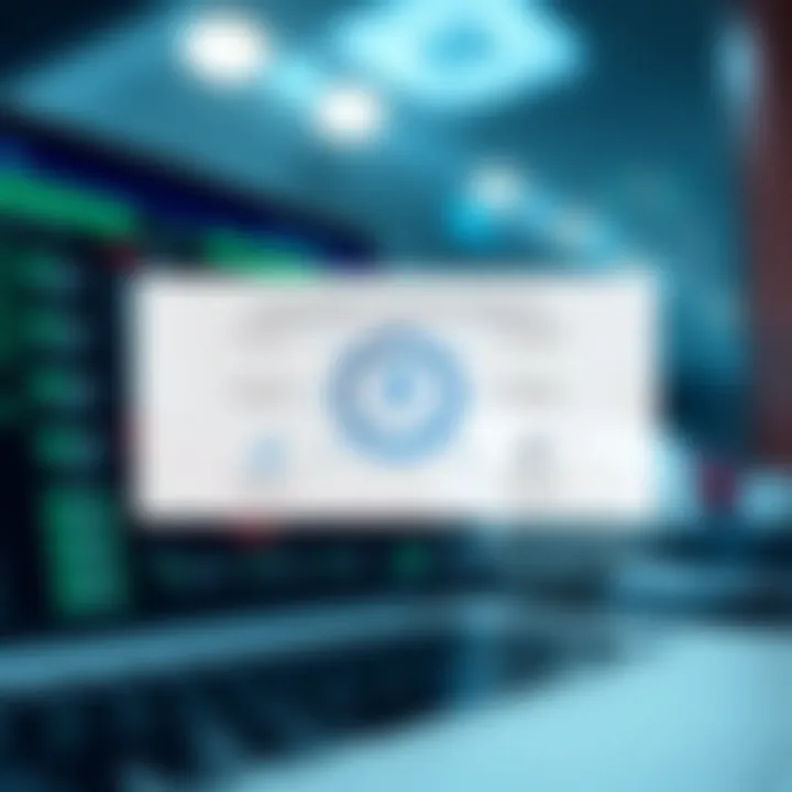 Diagram illustrating the secure investment features and regulatory compliance of IQ Option broker