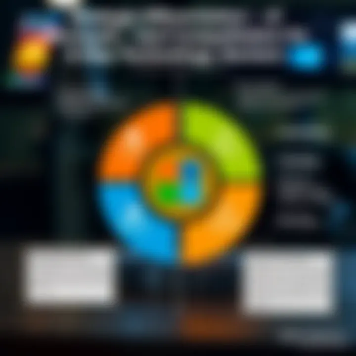 Strategic Differentiation of Microsoft and Competitors in Key Technology Sectors Diagram illustrating strategic differentiation of Microsoft and its competitors in software, cloud services, operating systems, and business productivity