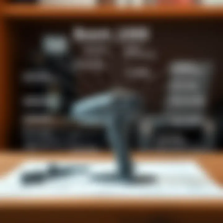 Detailed technical diagram illustrating the key components and features of the Boom 1000 device