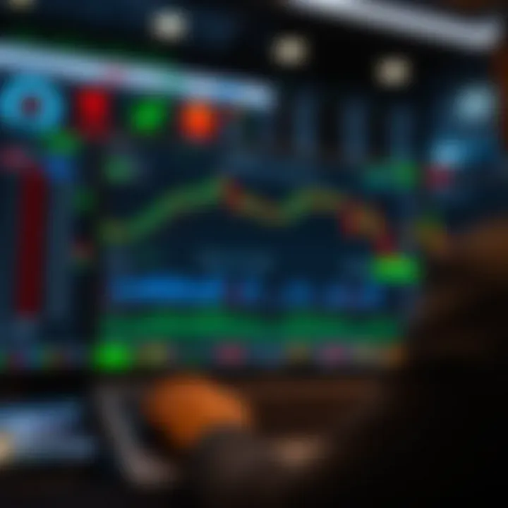 Comprehensive View of CFD Trading Platform Features and Benefits Overview of a digital platform displaying various CFD trading options including charts and asset categories