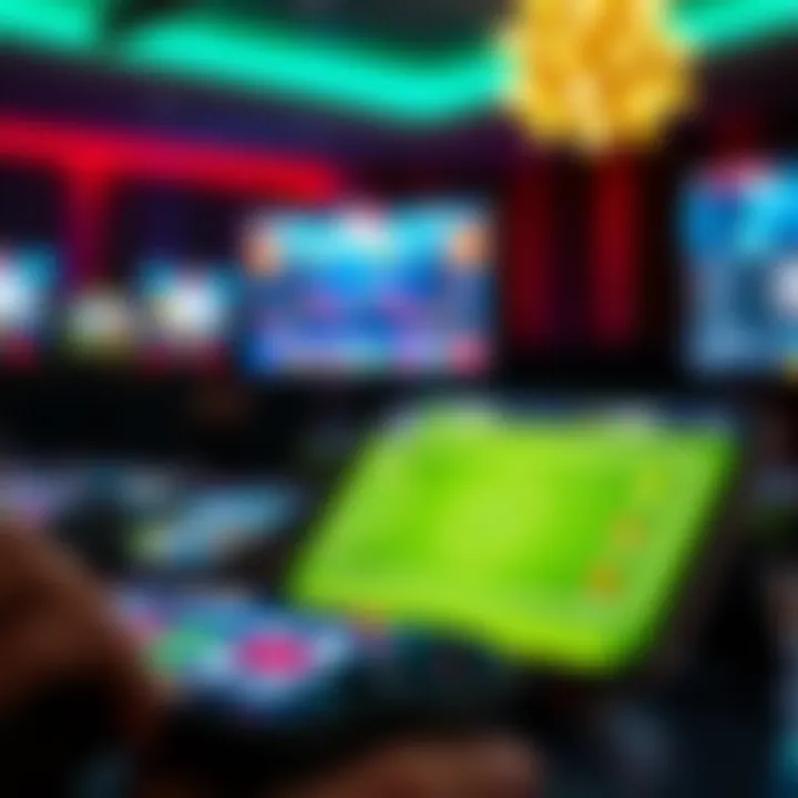 Illustration of secure and responsible use of promotional gaming bonuses on digital devices