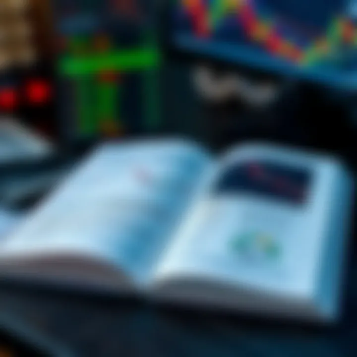 Comprehensive Guide to Trading Books in PDF for Effective Investing Open book displaying trading charts and financial data on the pages