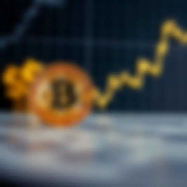 Graph showing Bitcoin price fluctuations against the US Dollar over time