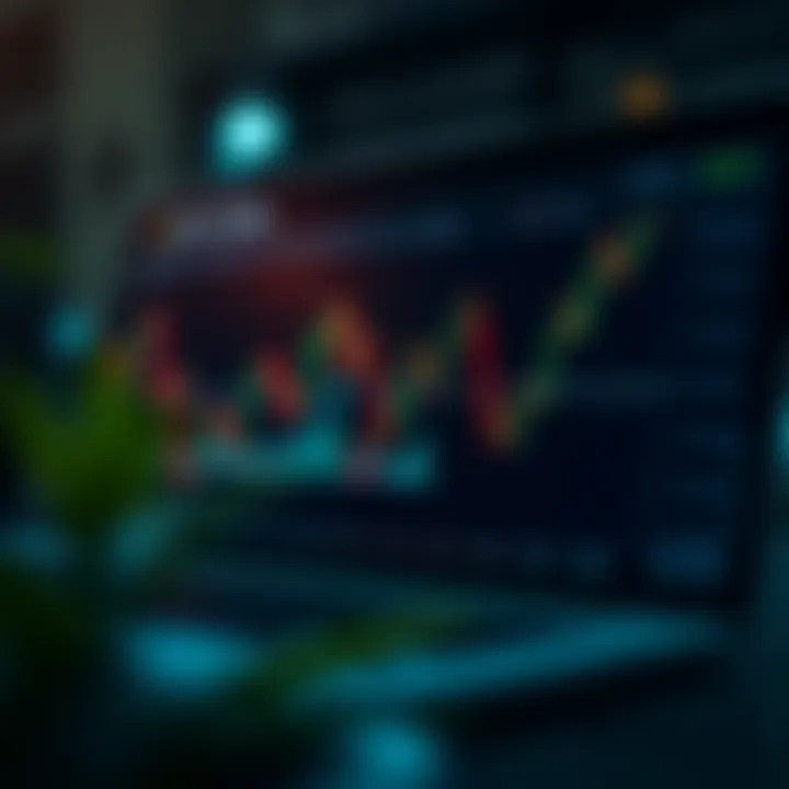 Graph demonstrating risk management strategies and market analysis on Deriv platform