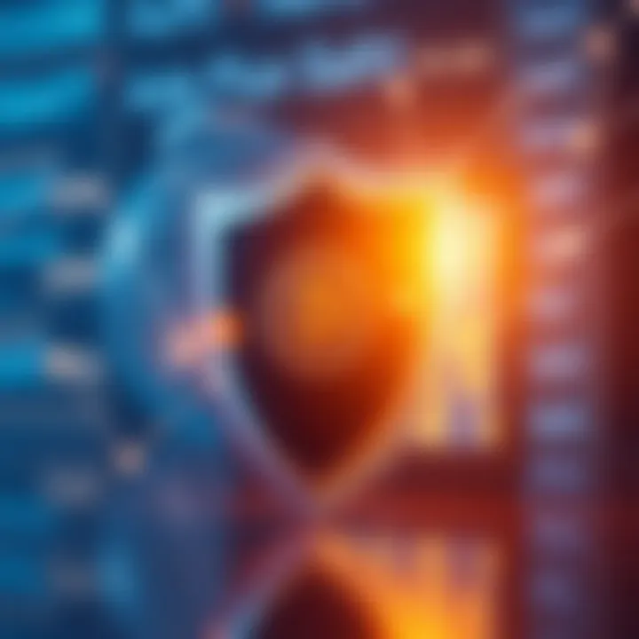 Protecting Digital Assets with Binance Account Security Digital shield symbolizing protection of digital assets and account security measures