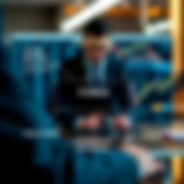 Diagram illustrating the role of a Forex broker in currency trading