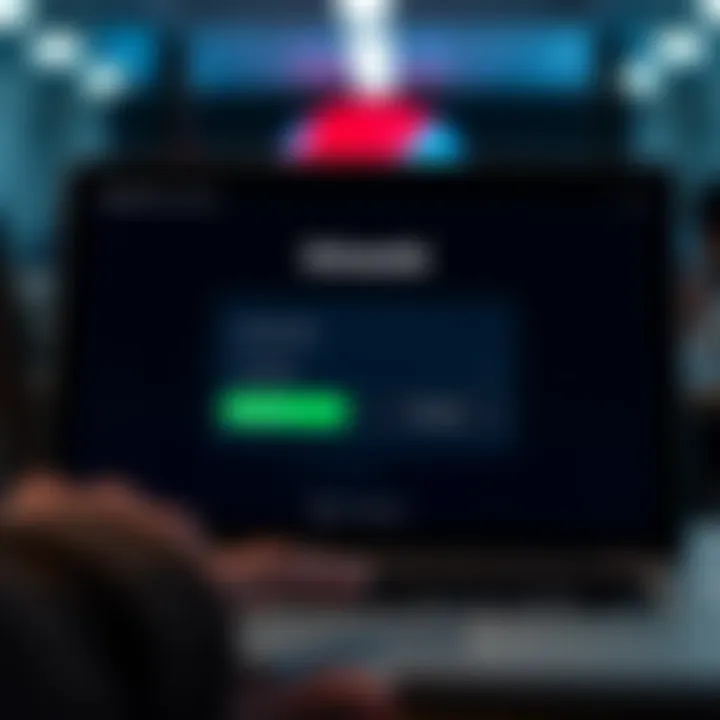 Secure login interface on GoArbit platform showing username and password fields