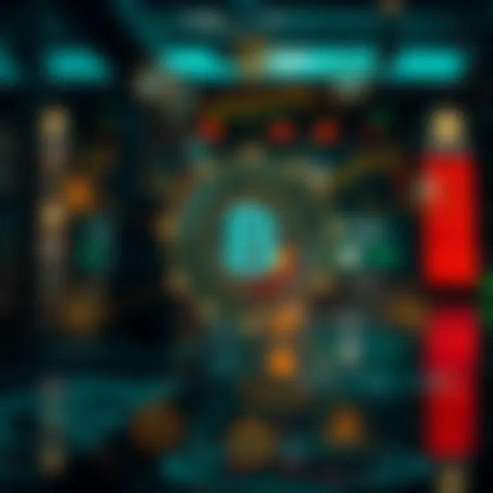 Trading Strategies Powered by Bot Algorithms Conceptual graphic showing various trading strategies connected to a central bot algorithm