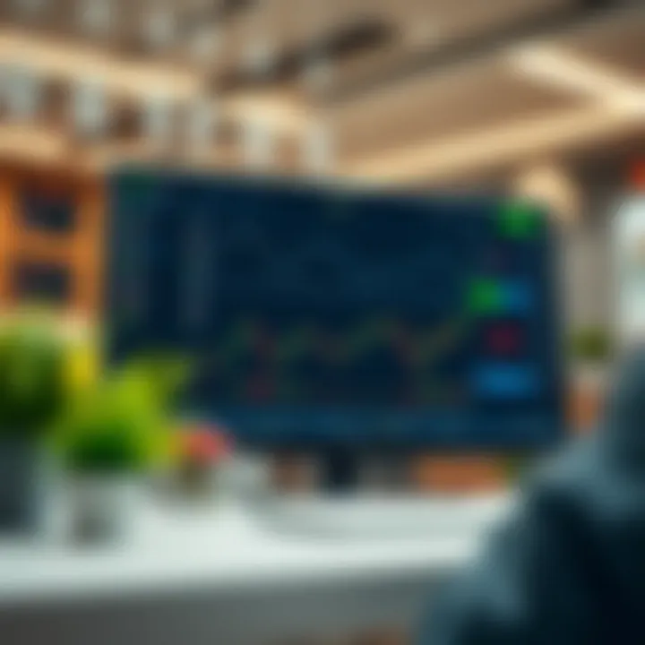 User interface showing various financial instruments available on IQ Option platform