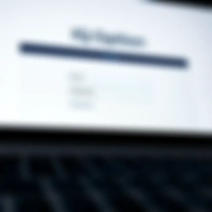 User interface of IQ Option login page showcasing fields for email and password