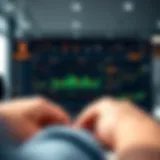 Dashboard overview of IQ Option platform showcasing various trading instruments and real-time charts