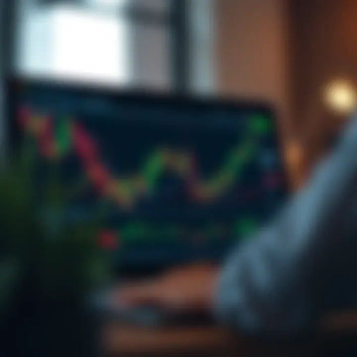 Visual guide showing how to download and utilize PDF resources for in-depth study of chart patterns in trading analysis