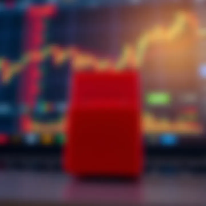 Illustration of a secure trading platform with risk management symbols