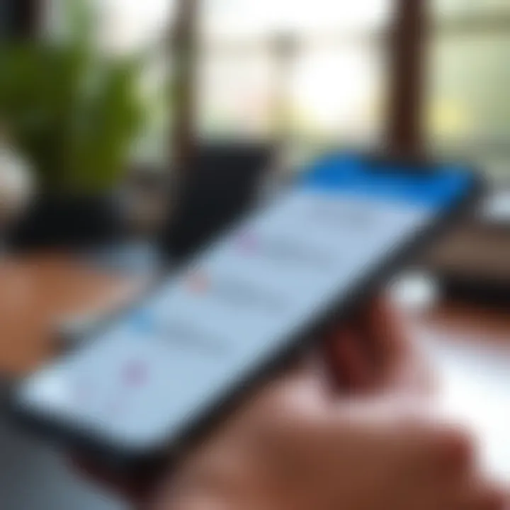 Ensuring Safe Installation of the IQ Financial Application Secure installation process on a smartphone highlighting trusted sources and safety measures