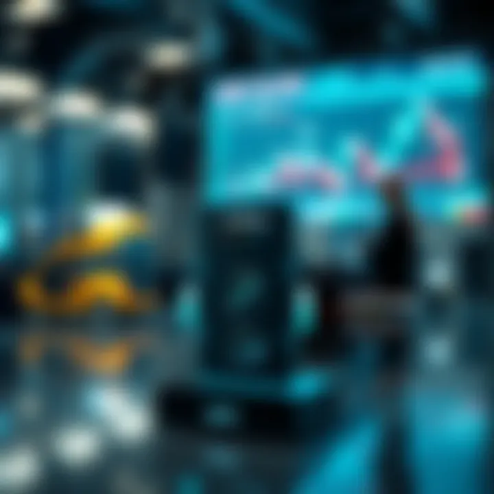 Diagram illustrating automated trading system architecture using API integration with financial markets