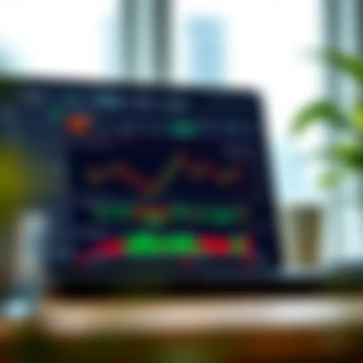 Risk management tools and graphical settings configured on TradingView to optimize trading strategies for Colombian market