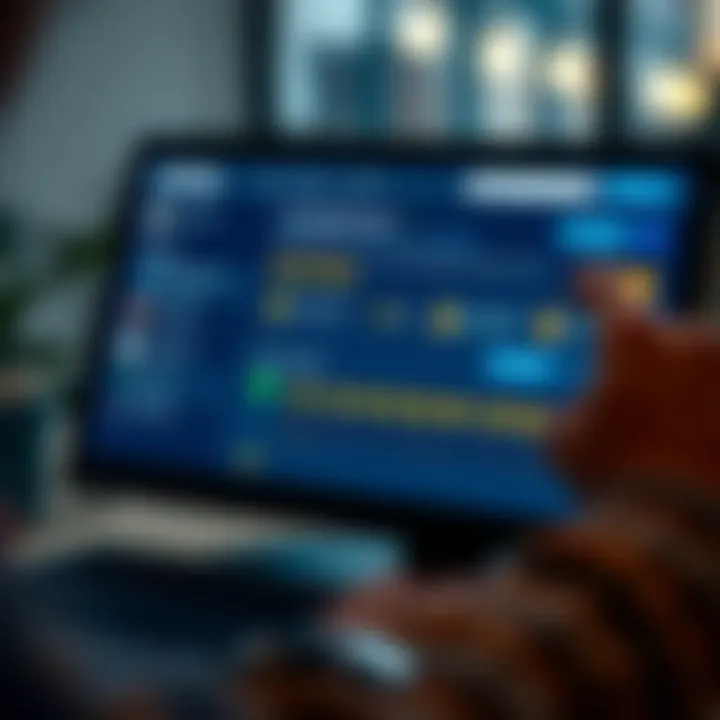 Screen showing user feedback and ratings for credit services on a digital comparison tool