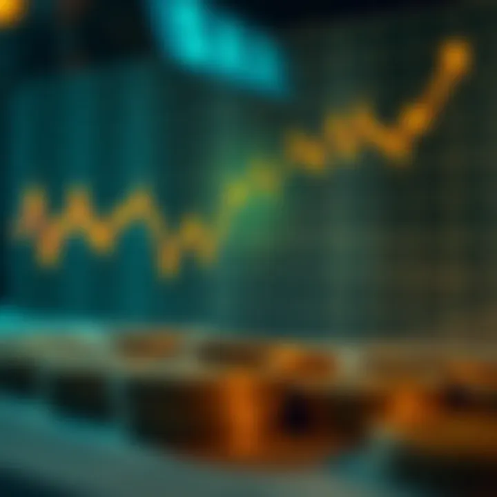 Graph showing fluctuations in the US dollar exchange rate influenced by economic and political events