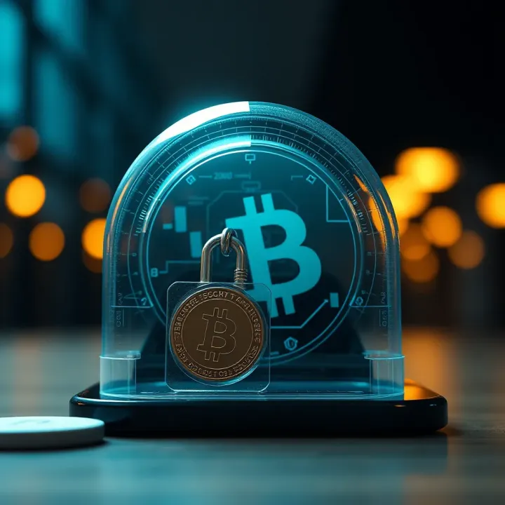 Cryptocurrency Security and Asset Protection Secure digital wallet symbolizing cryptocurrency asset protection and safety