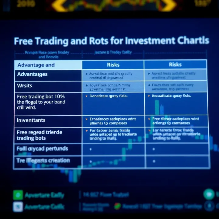 Advantages and Risks of Using Free Trading Bots for Investment Automation Comparison chart showing advantages and risks associated with using free trading bots for investments