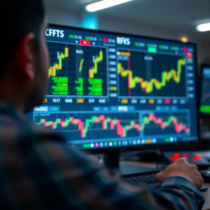Effective Risk Management and Selection of CFD Trading Platforms Visual representation of risk management techniques and CFD trading platforms interface
