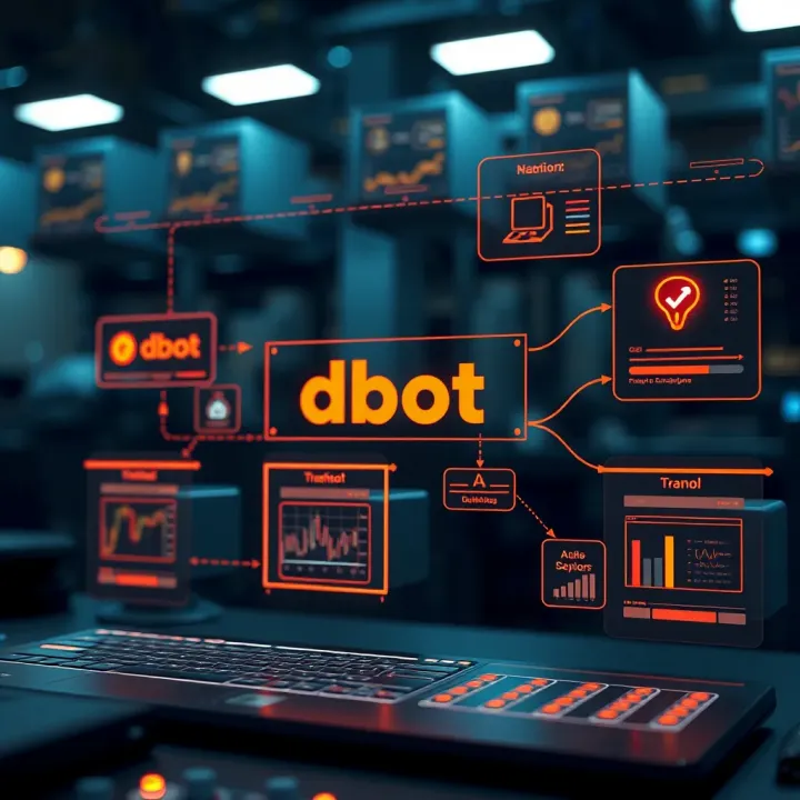 Diagram illustrating the functional architecture and workflow of dbot technology