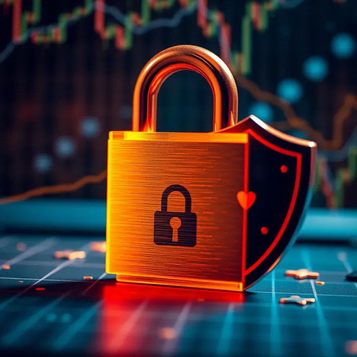 Protecting Your Deriv Account and Recovering Access Illustration of a lock and shield symbolizing account security and password recovery on Deriv
