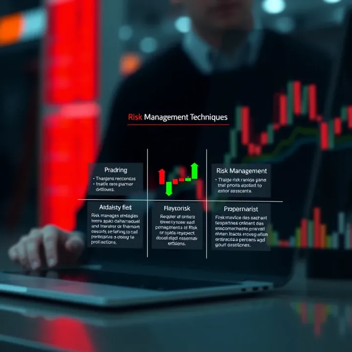 Diagram illustrating risk management strategies for binary options trading on Deriv using TradingView