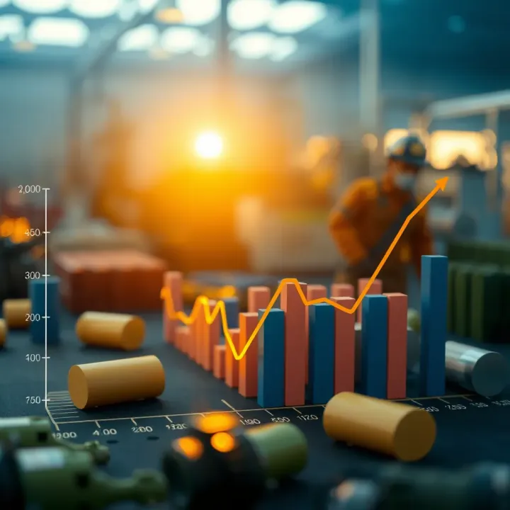 Graph showing economic impact of manufacturing sector in Colombia