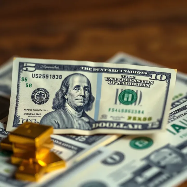 Financial indicators highlighting the impact of gold and US dollar fluctuations on investment strategies