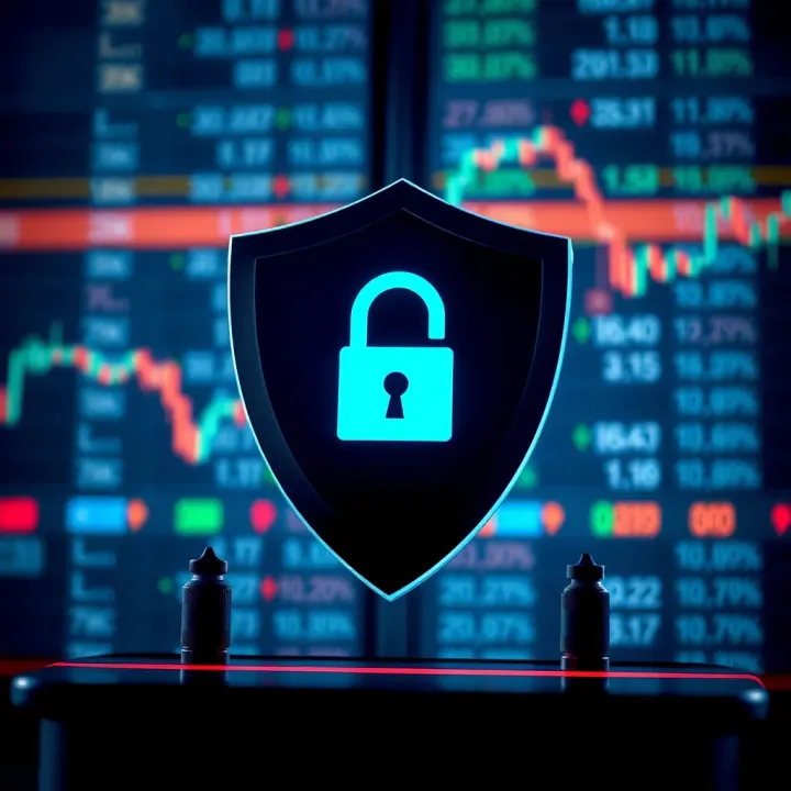 Protecting Against Fraud in Forex Signals Secure trading concept with shield icon and currency symbols representing protection against fraud