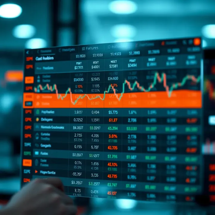 Overview of Different Trading Account Types and Their Features Chart displaying various financial trading account types and their features