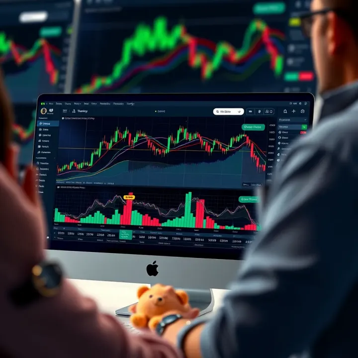 Customizable TradingView Interface with Diverse Chart Types for Traders Customizable TradingView interface displaying different chart types and user settings tailored for Latin American traders