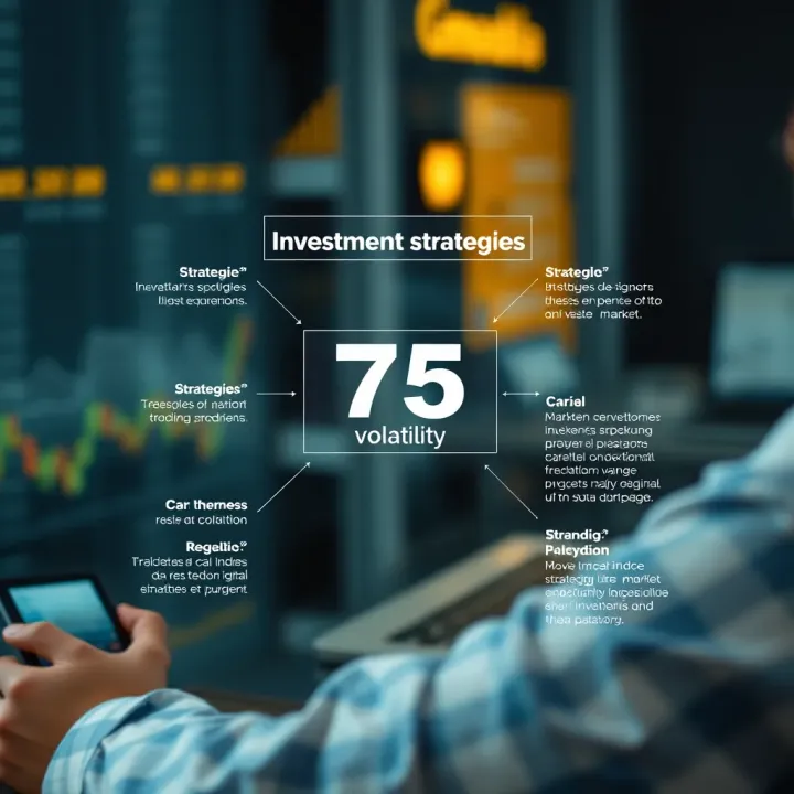 Diagram showing investment strategies based on market volatility analysis