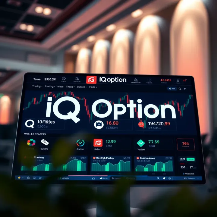 Overview of Financial Assets on IQ Option Platform Digital interface showcasing diverse financial assets available for investment on a trading platform