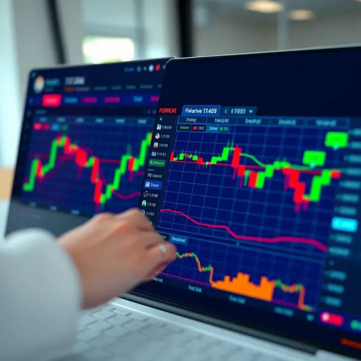 Comparison chart illustrating key differences between Forex trading and binary options in Colombia