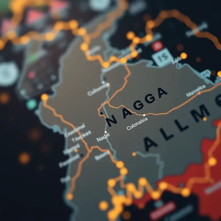 Investment Opportunities for Colombian Investors Through NAGA Broker Map of Colombia highlighting investment opportunities in international markets using NAGA Broker