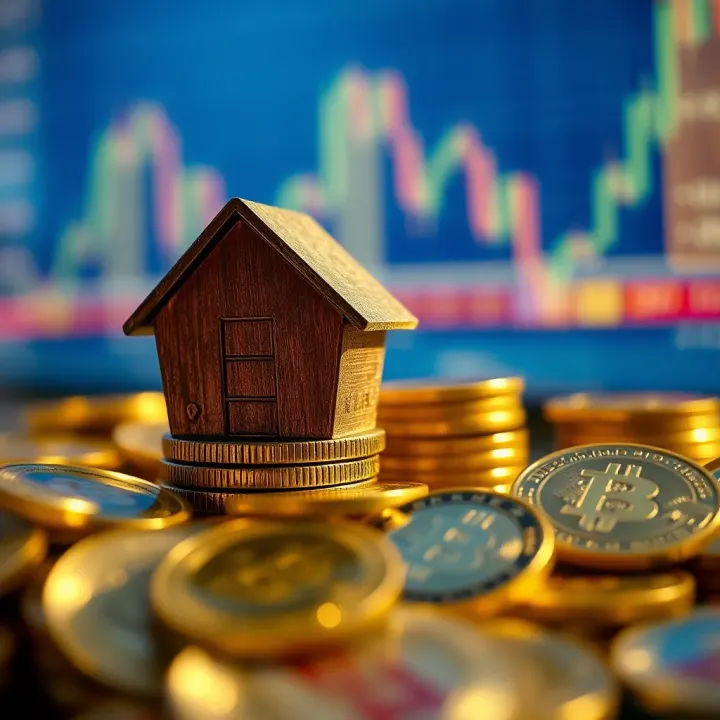 Conceptual illustration of managing initial investment in financial markets