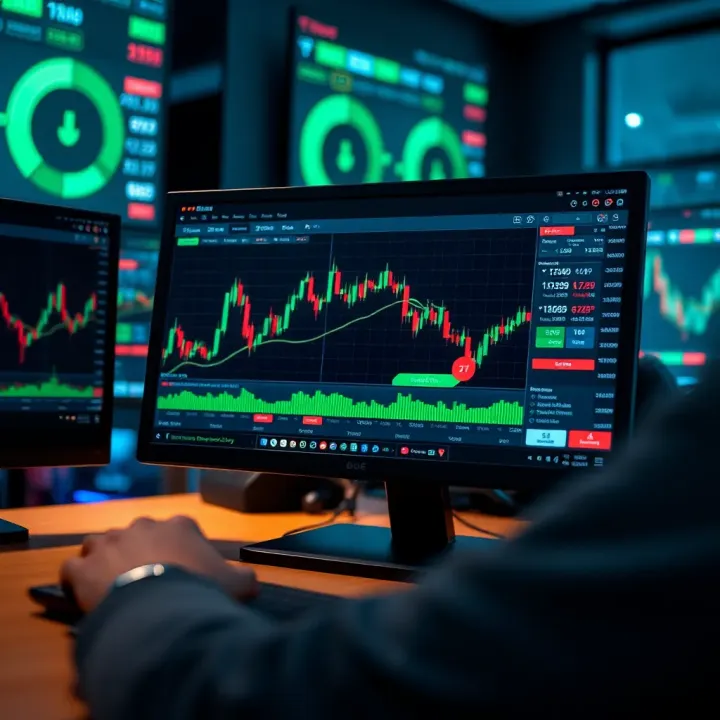 Overview of Pepperstone trading platform interface showcasing forex charts and market analysis tools