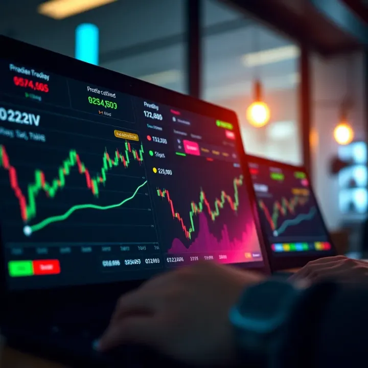 Financial Trading Options on Deriv for Colombian Traders Deriv platform interface showing various financial trading options available to Colombian users